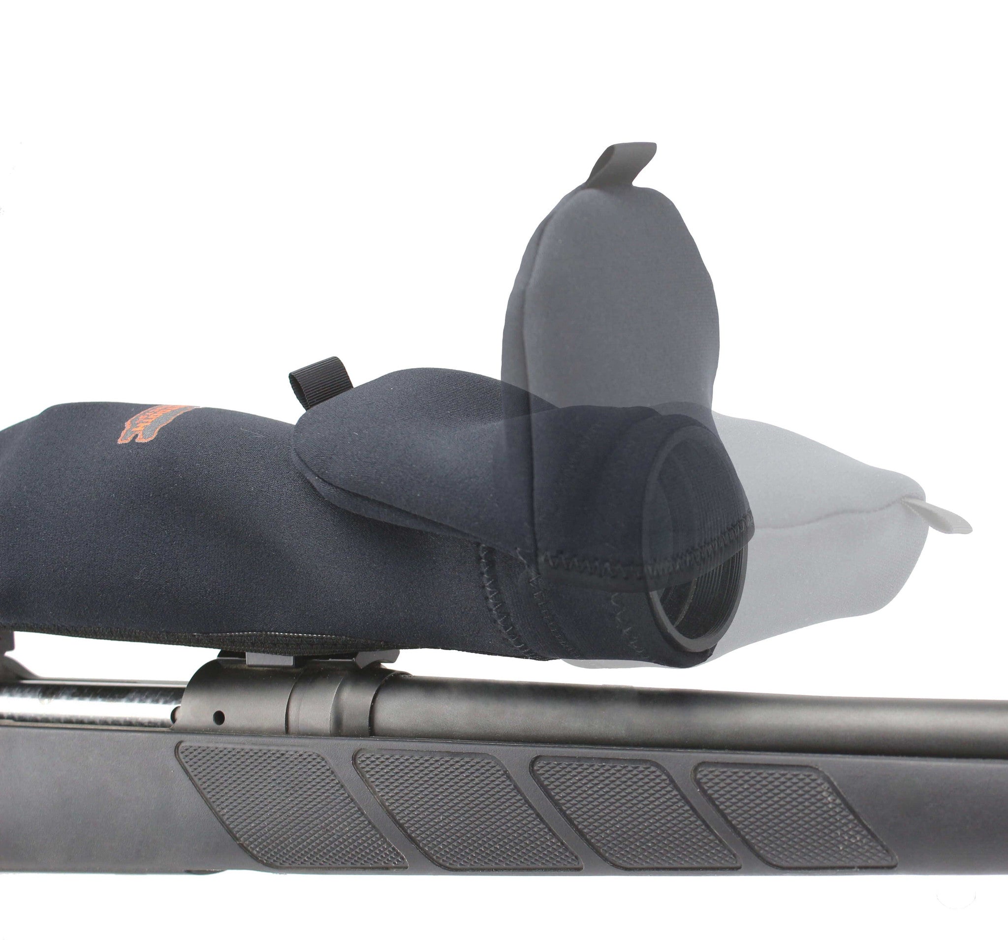 Beartooth-scopemitt-50mm-slip-on-adjustable-rifle-scope-flip-up-neoprene-black-eye