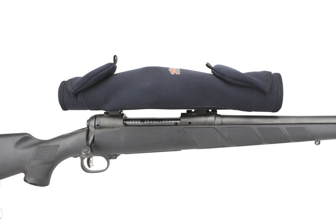 Beartooth-scopemitt-50mm-slip-on-adjustable-rifle-scope-flip-up-neoprene-black-side-view