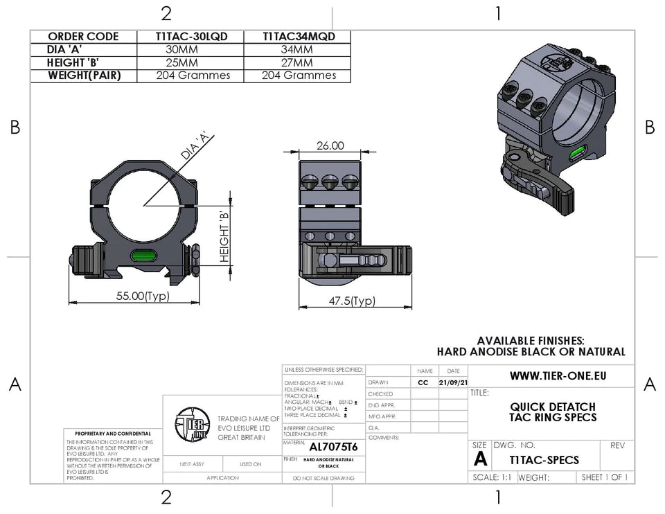 QD TAC RINGS